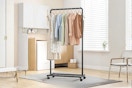Heavy-Duty Metal Clothing Rack B0CMQPTD31