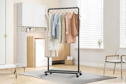 Heavy-Duty Metal Clothing Rack B0CMQPTD31