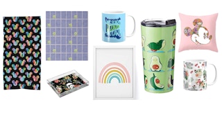 a photo collage from the society6 exclusive collection