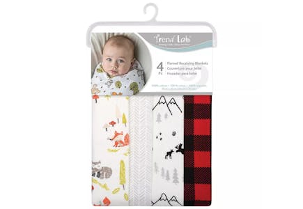 Trend Lab Baby Flannel Blankets