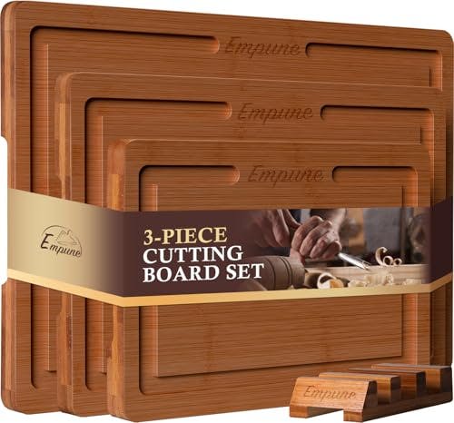 Bamboo Cutting Board Set