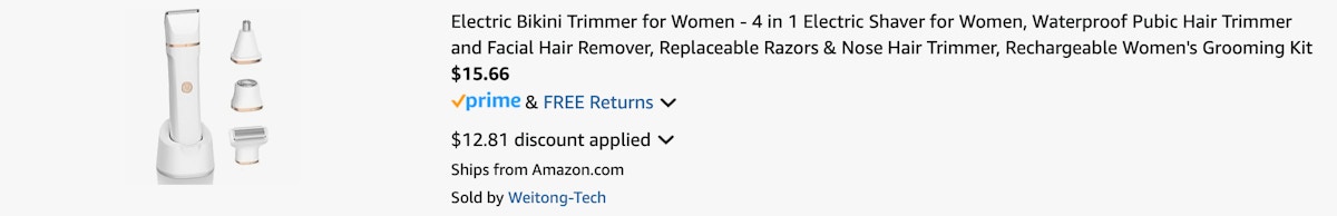 Amazon Bikini Trimmer 2025 2
