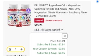 Sugar-Free Magnesium Gummies 2-Pack checkout