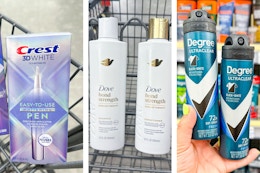 My Favorite $2 or Less Drugstore Deals: Crest, Degree, Dove, and More card image