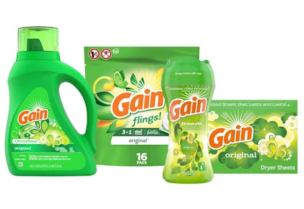 4 Gain Laundry Products