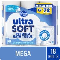 Kroger Ultra Soft Toilet Paper 18-Pack