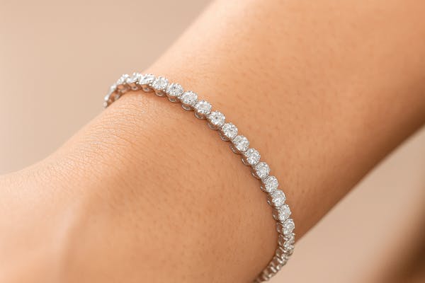 Half-Carat Diamond Tennis Bracelet, Only $25 (Plus Free Pair of Earrings)