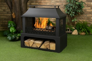 Lowe's wood-burning fire pit