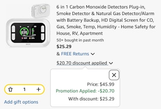 carbon monoxide detector