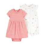 Baby Romper and Dress Set