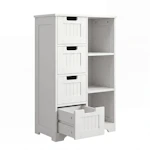 Wooden Bathroom Floor Cabinet