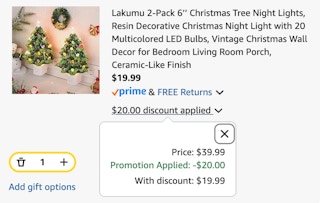 xmas tree cart