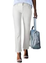 Sidefeel Women's White Jeans