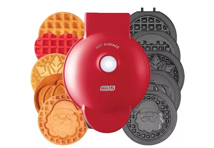 Dash Holiday Waffle Maker