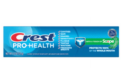 2 Select Crest Toothpastes