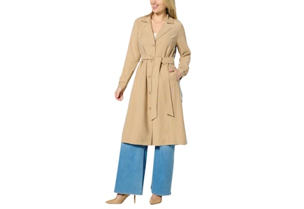DG2 by Diane Gilman Trench Coat