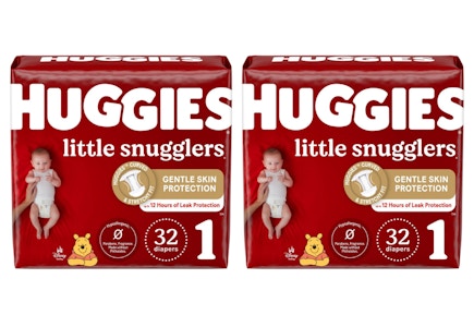 2 Huggies Diaper Packs
