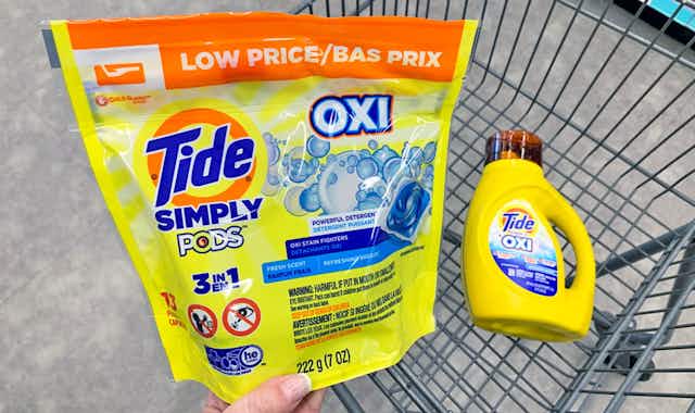 Save on Laundry Essentials at Walgreens: $2.50 Tide, Downy, and Bounce card image