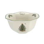 Christmas Tree Hexagonal Nut Bowl