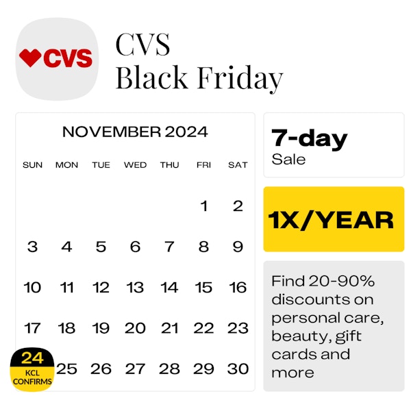 CVS Black Friday — November 2024