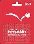 PetSmart $50 Gift Card