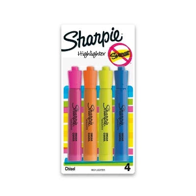 Sharpie Highlighters 4-Pack