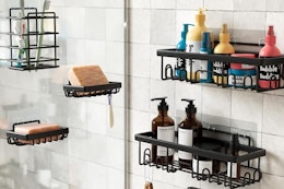 Grab This 6-Piece Shower Caddy Set for Just $10 on Amazon card image