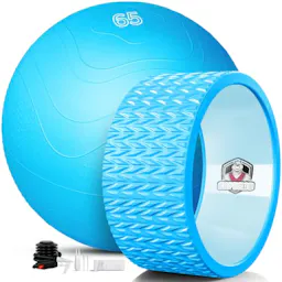 Yoga Wheel & Exercise Ball Set