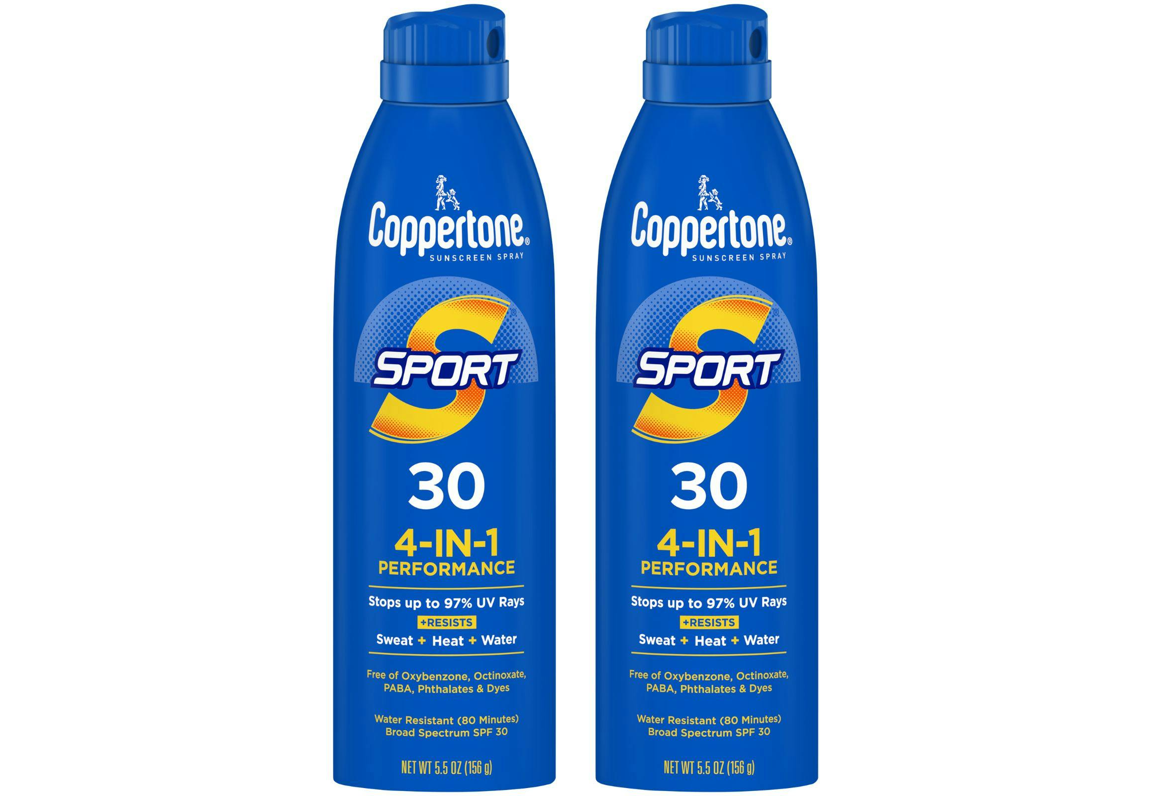 2 Coppertone Sunscreen Sprays