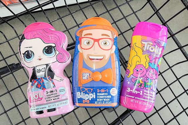 Stocking Stuffer Idea: Licensed Character Body Wash at Dollar Tree card image