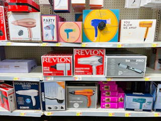 hair dryer aisle