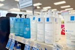 la roche posay skincare shelf