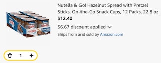 Nutella & Go! 12-Pack
