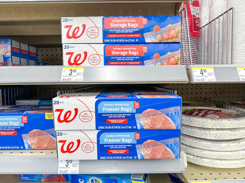 walgreens brand food storage bags