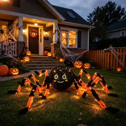 Halloween Spider with Lights