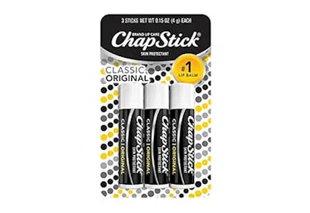 ChapStick Lip Balm 3-Pack