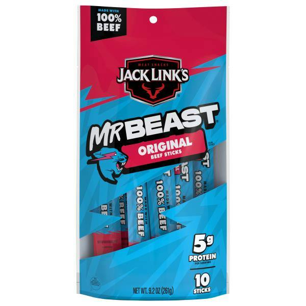 2 Jack Link's Beef Sticks Packs