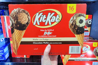 kit kat ice cream cones