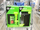 two Xbox mini fridges in shopping cart