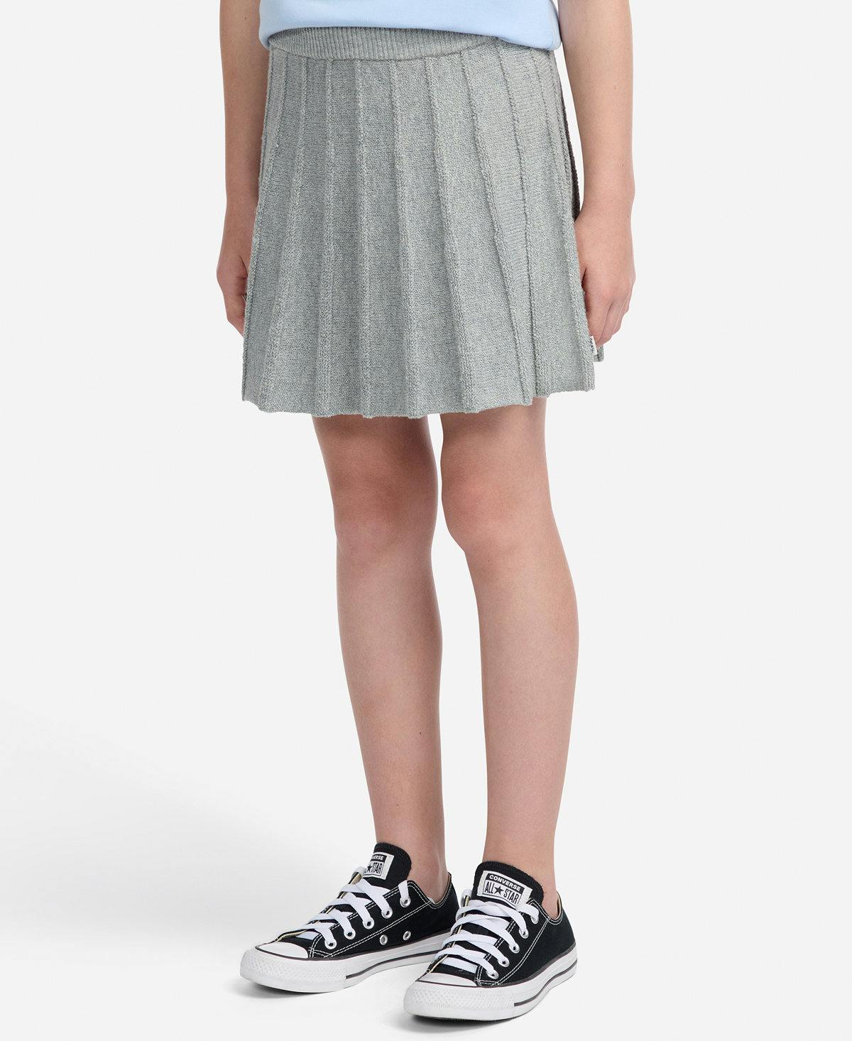 Kids' Pleated Sweater Skirt