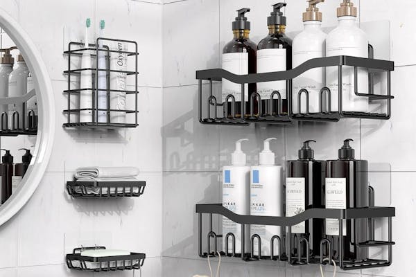5-Piece Shower Shelf Set, Just $9.09 on Amazon (Reg. $26.99)