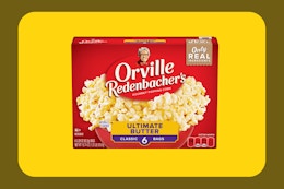 popcorn box on yellow KCL template