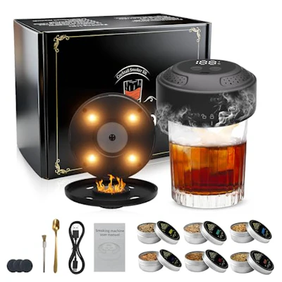 Electric Whiskey Smoker Set