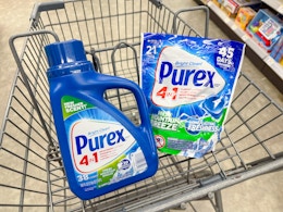 purex laundry items in walgreens cart