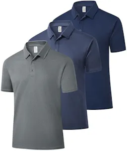 Men's Polo Shirts 3-Pack