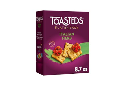 2 Toasteds Flatbreads Crackers