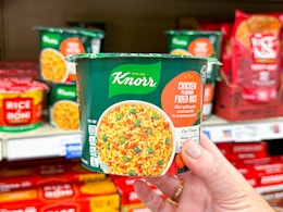 5 Free Knorr Rice Cups at Kroger With Ibotta Rebates card image