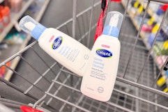 2 cetaphil cleansers in a cart