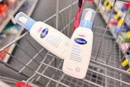 2 cetaphil cleansers in a cart