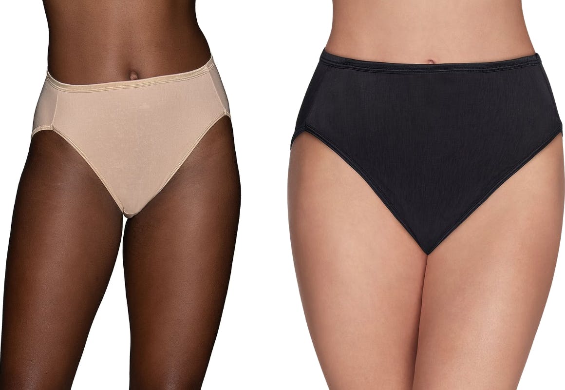 5 Vanity Fair High Cut Panties